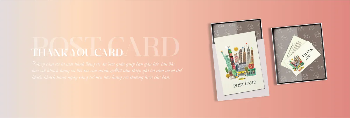 Thẻ cảm ơn - Thank you cards