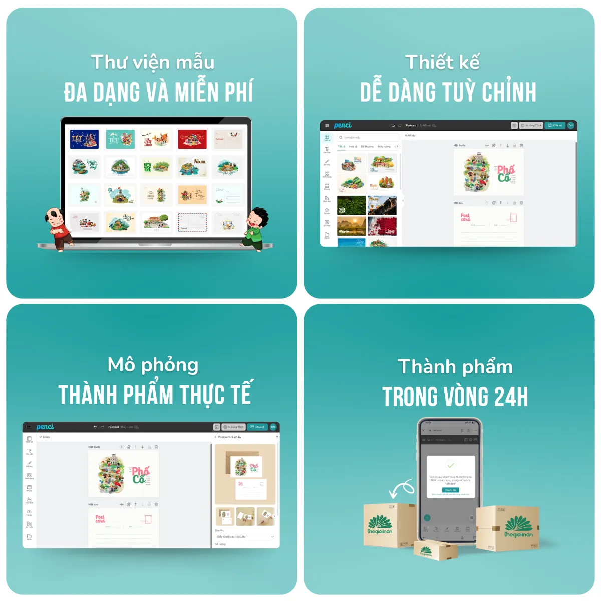 Tự thiết kế qua công cụ Penci
