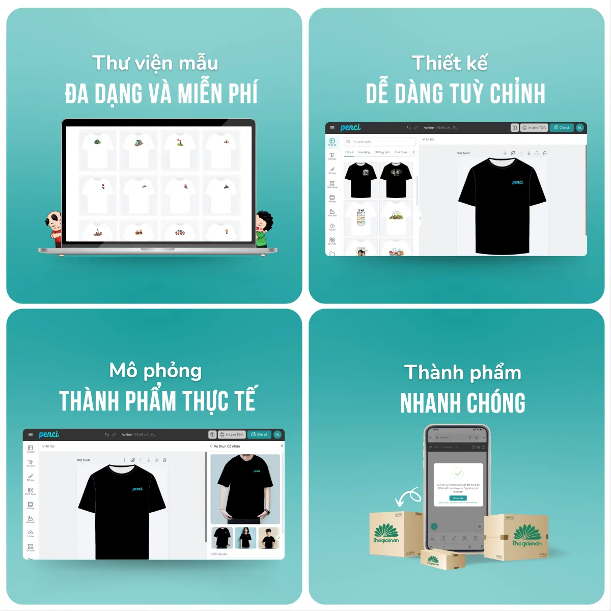 Tự thiết kế qua công cụ Penci