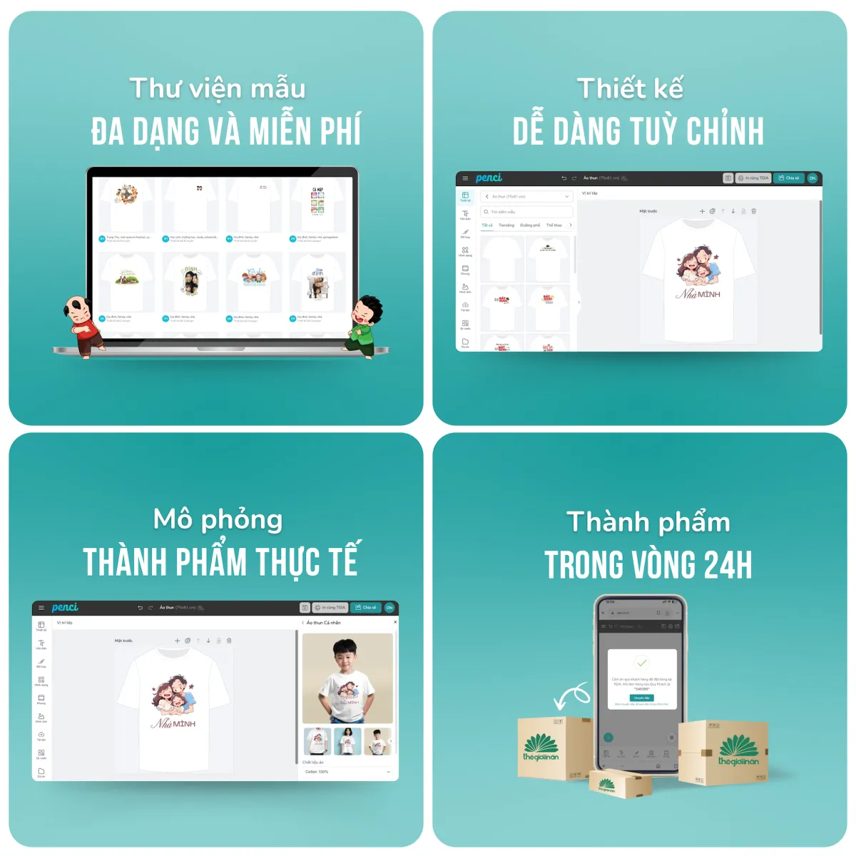 Tự thiết kế qua công cụ Penci