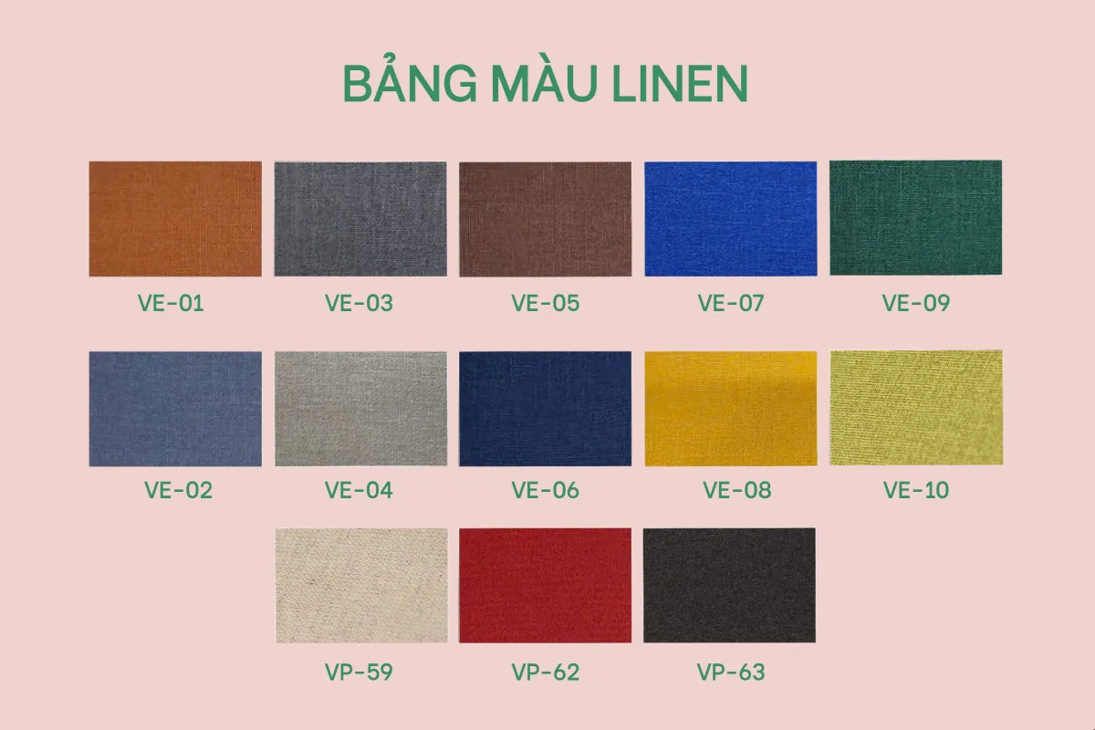 Màu bìa linen