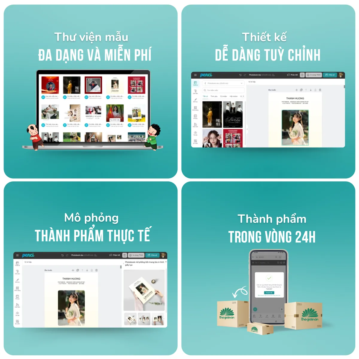 Tự thiết kế qua công cụ Penci