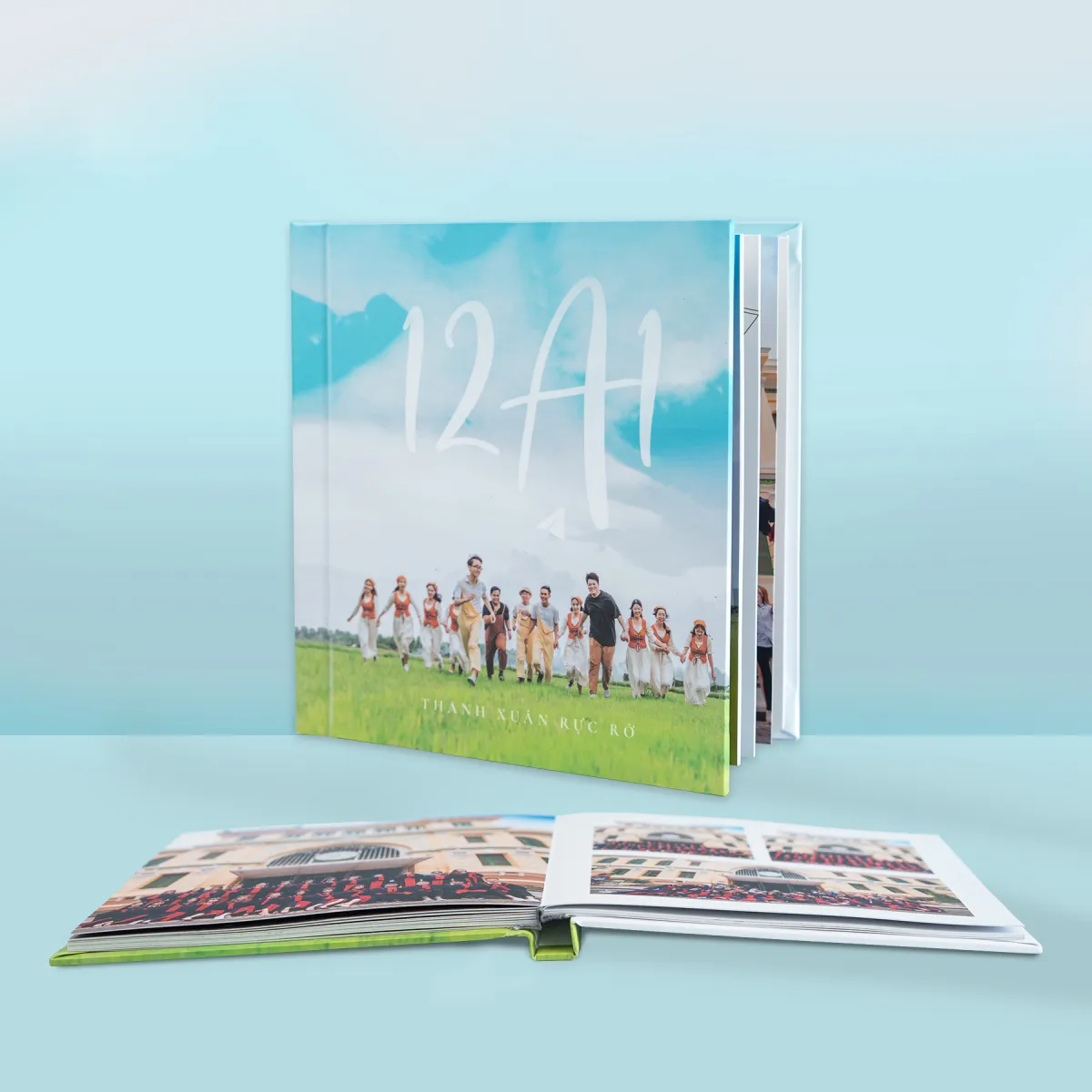 Photobook phổ thông bồi mở phẳng