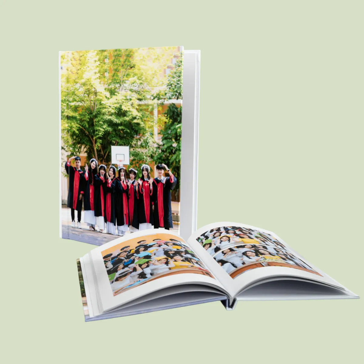 Photobook phổ thông mở cong
