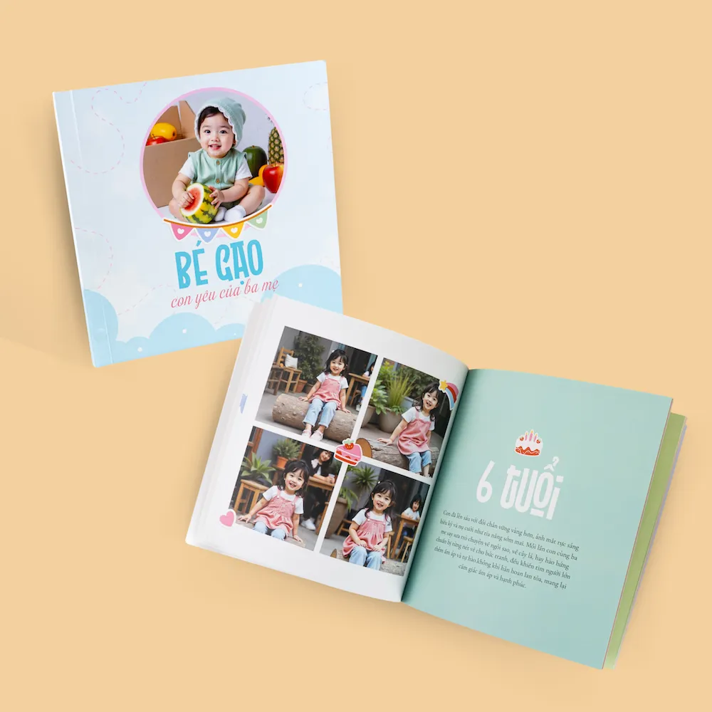Photobook bìa mềm phổ thông