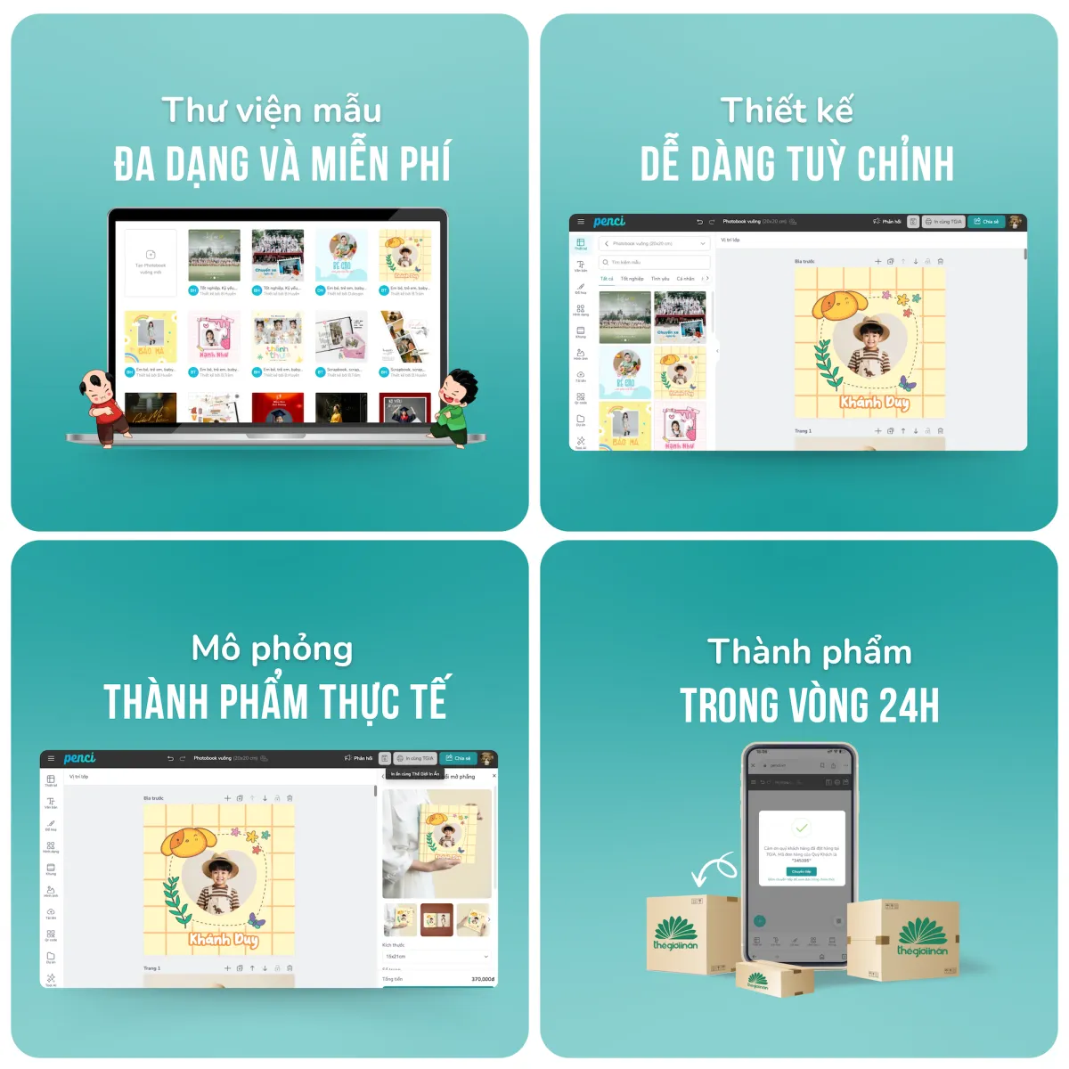 Tự thiết kế qua công cụ Penci