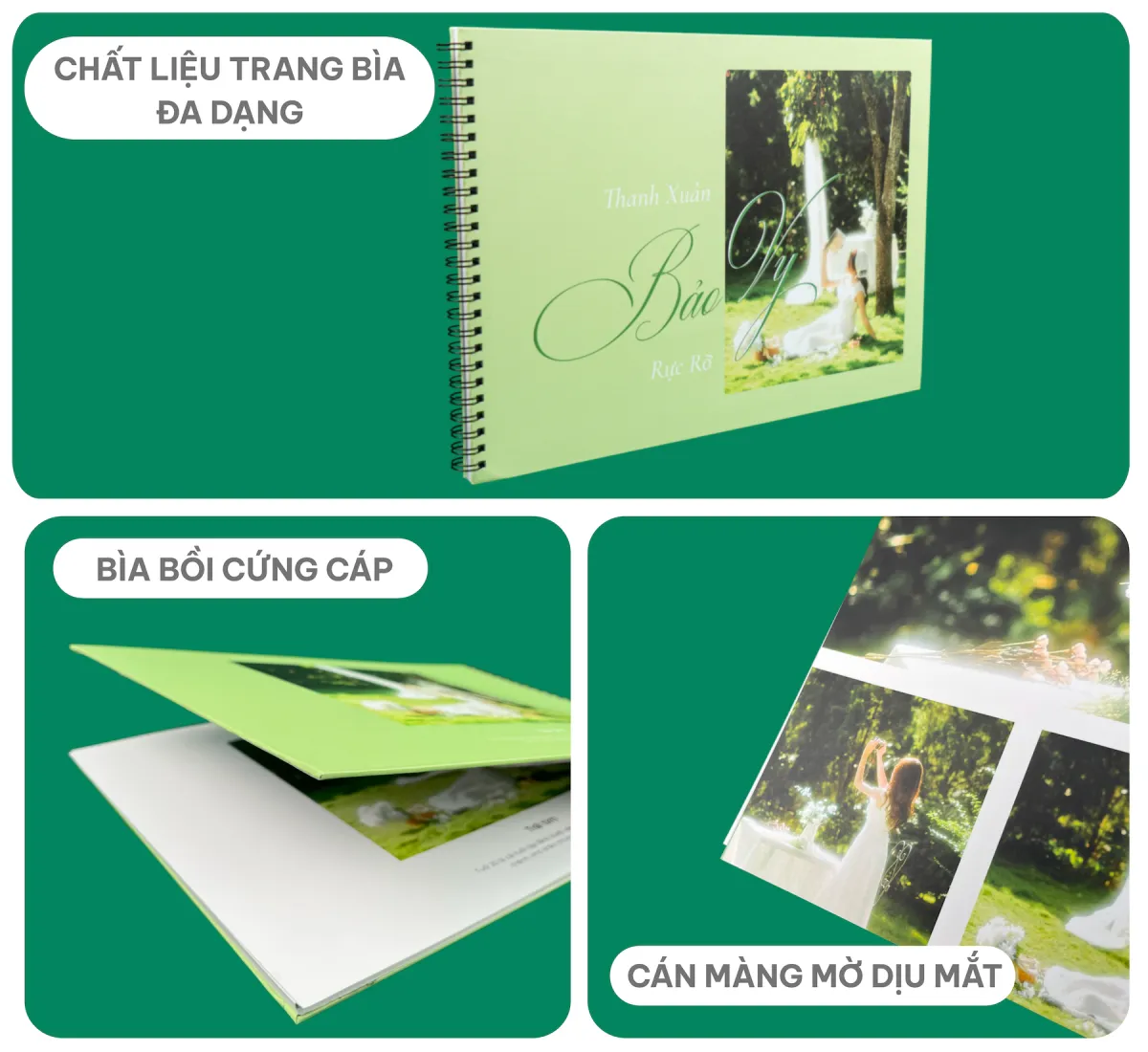 Chất liệu của Photobook
