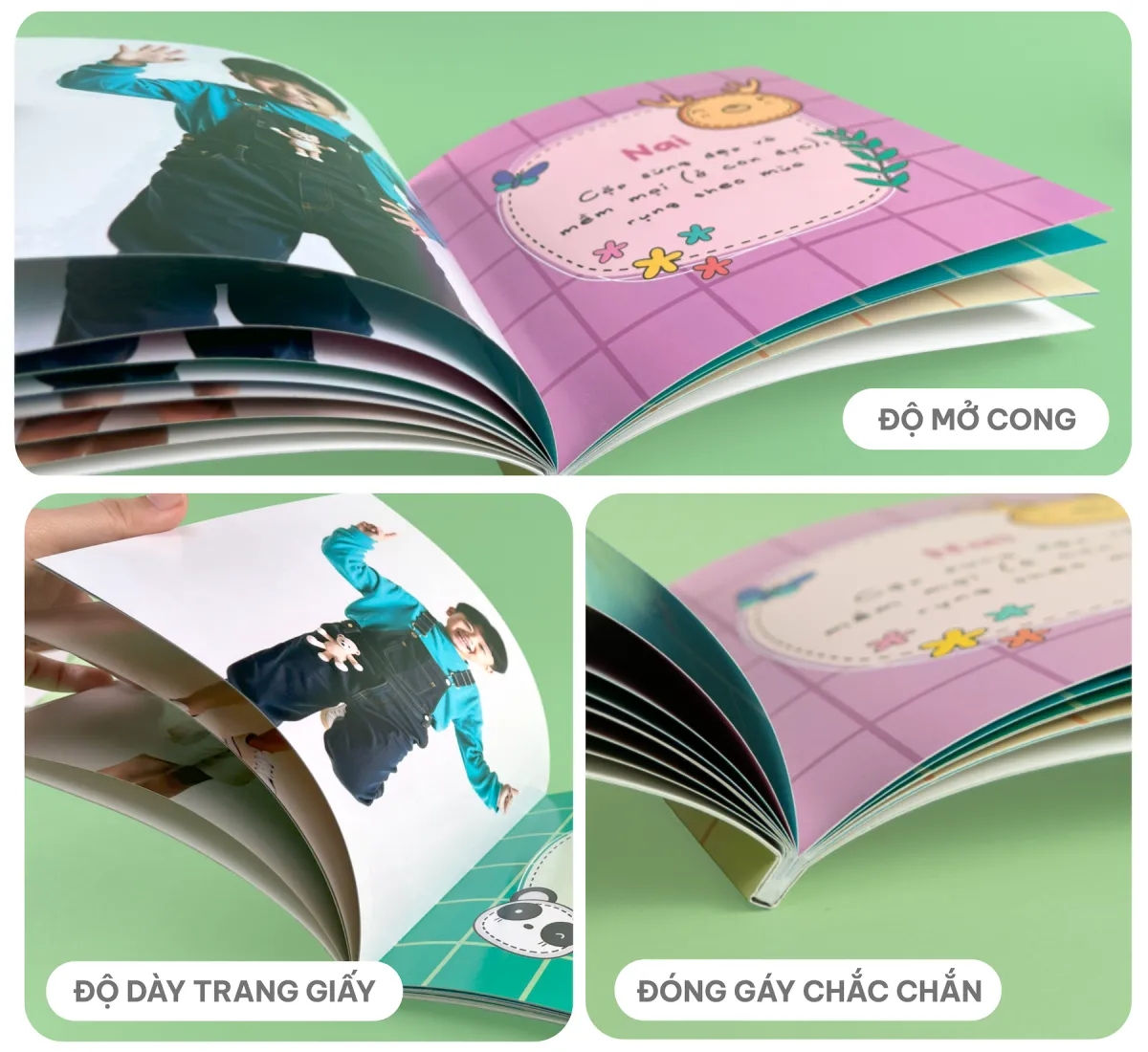 Đặc điểm trang ảnh Photobook
