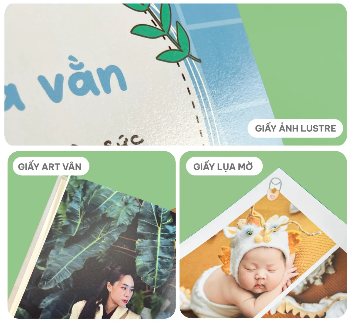Chất liệu trang ảnh Photobook - bìa mềm cao cấp