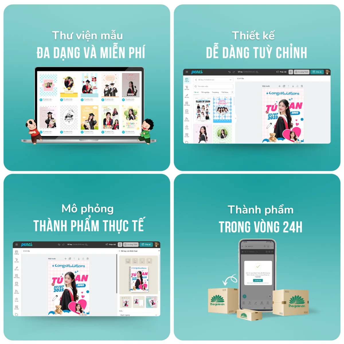 Tự thiết kế qua công cụ Penci
