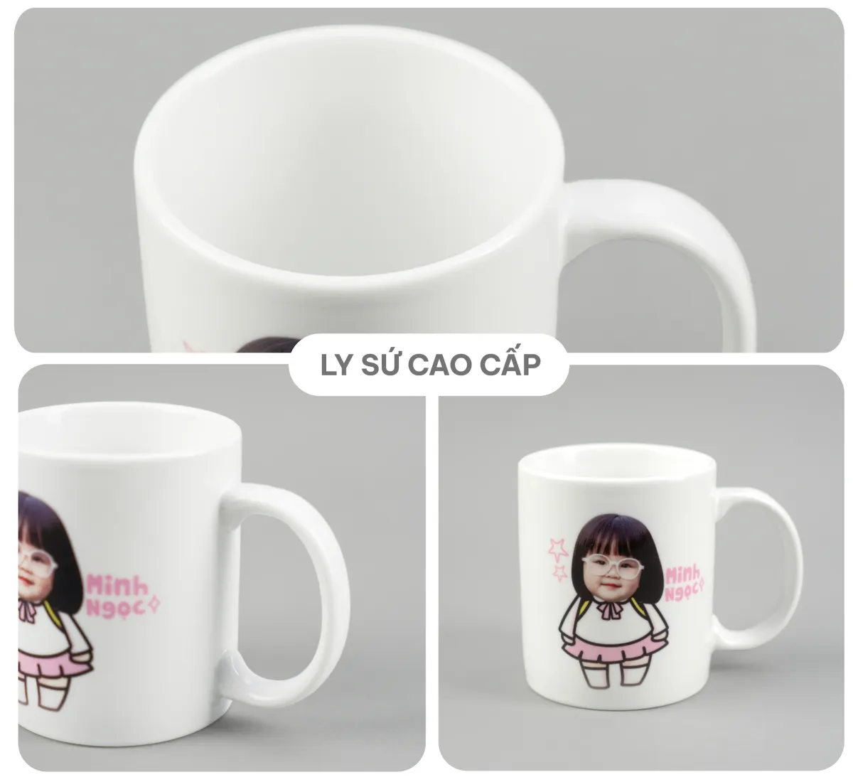 Đặc điểm Ly sứ cao cấp