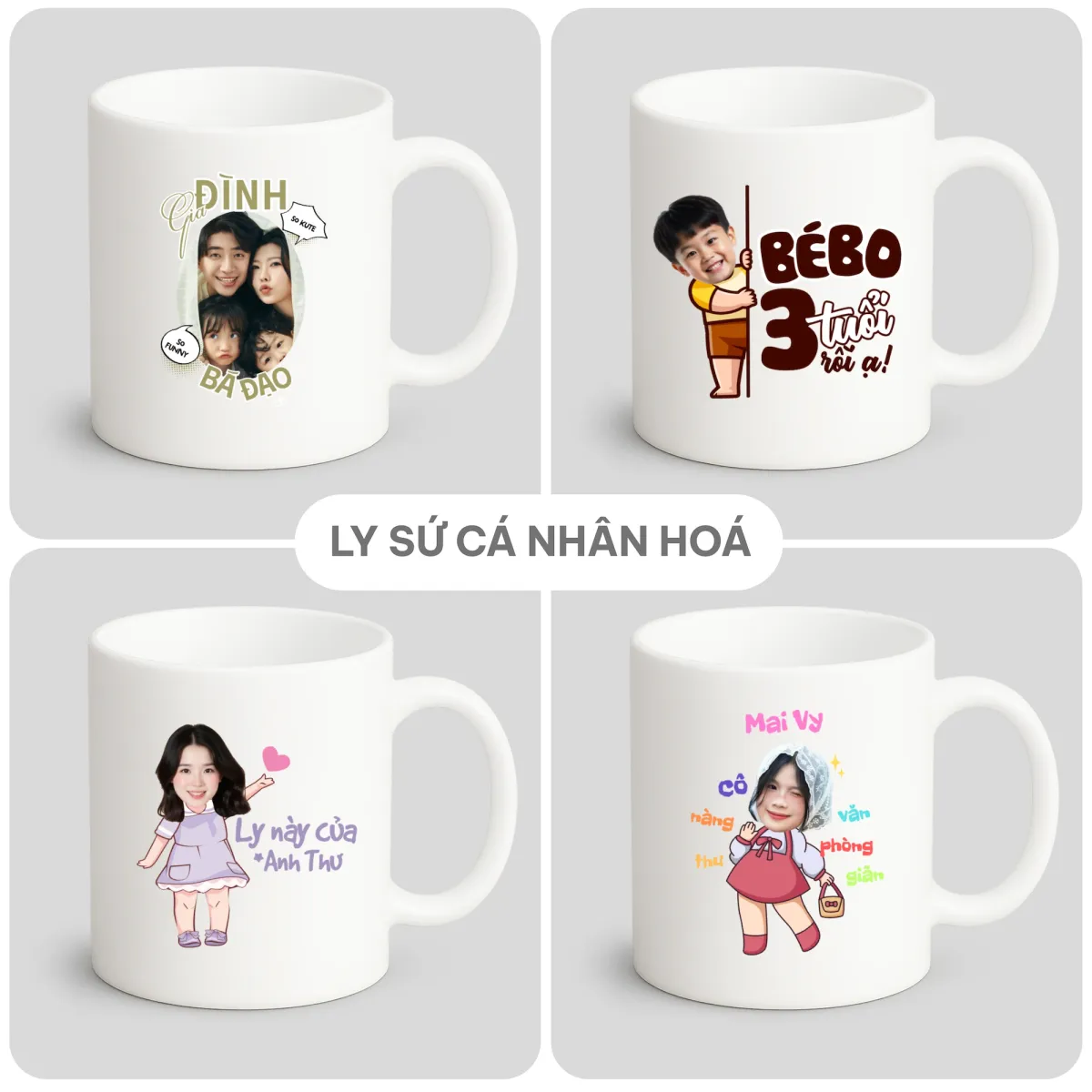 Ly sứ cá nhân hoá