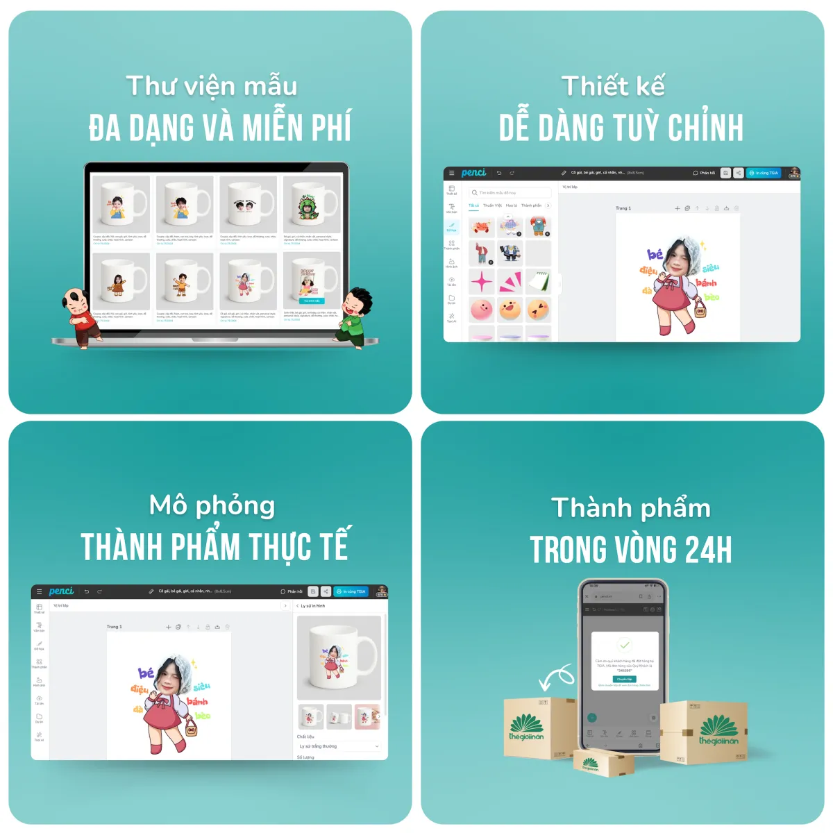 Tự thiết kế qua công cụ Penci