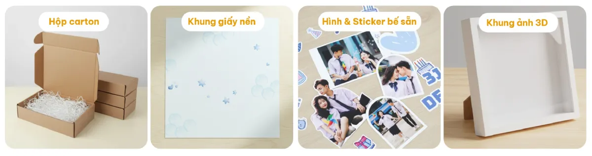 Set khung ảnh bao gồm