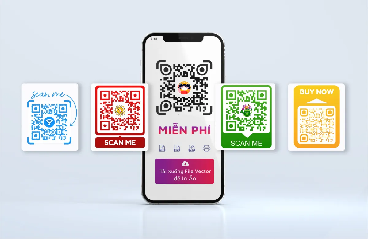 Tạo Mã QR Vào Danh Thiếp