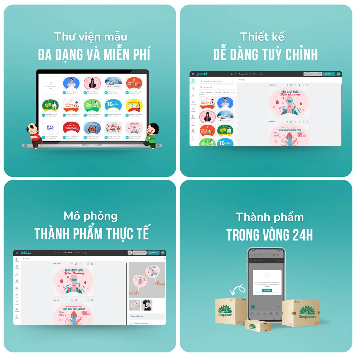 Tự thiết kế qua công cụ Penci