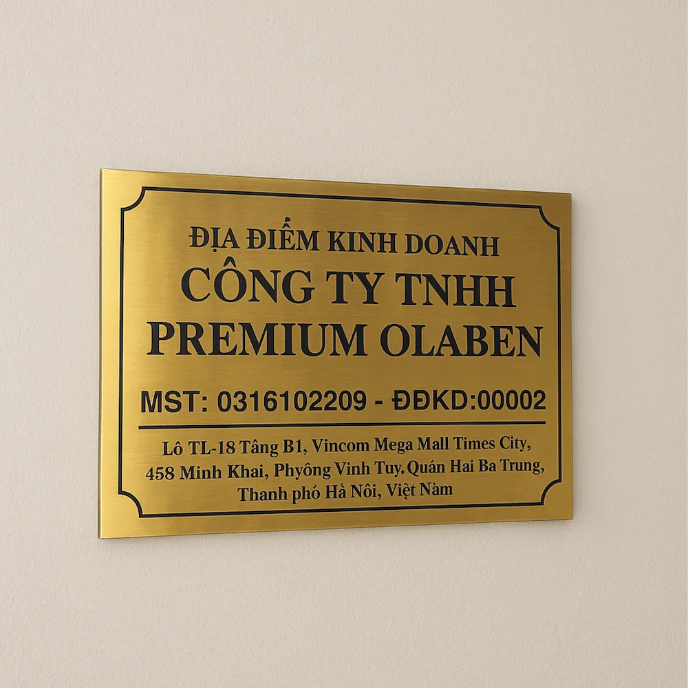 Bảng hiệu công ty