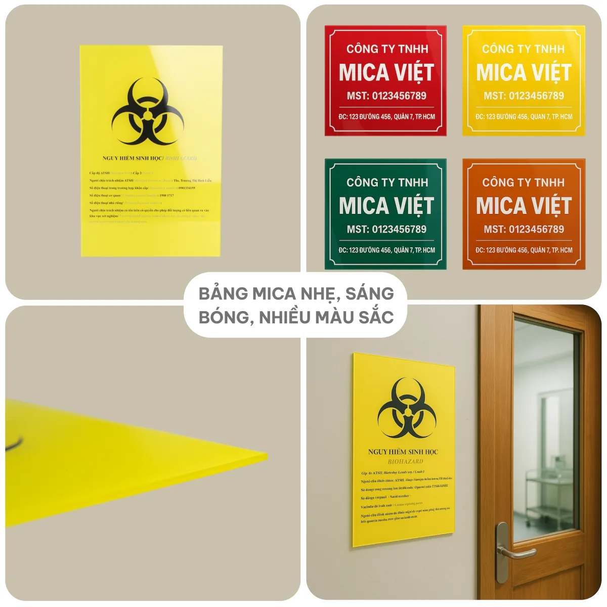Đặc điểm Bảng Mica