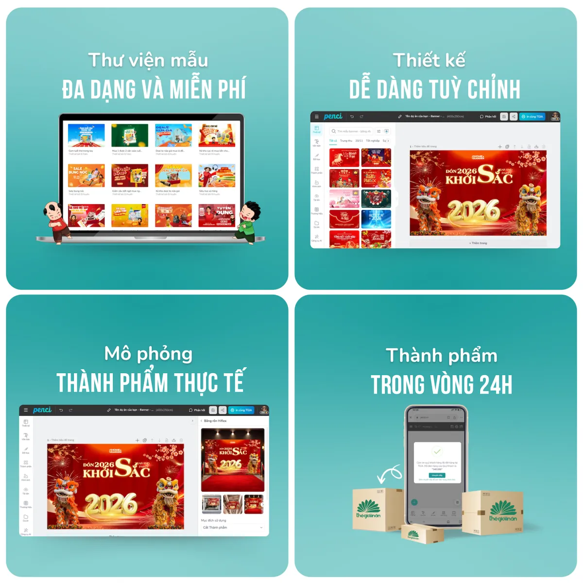 Tự thiết kế qua công cụ Penci
