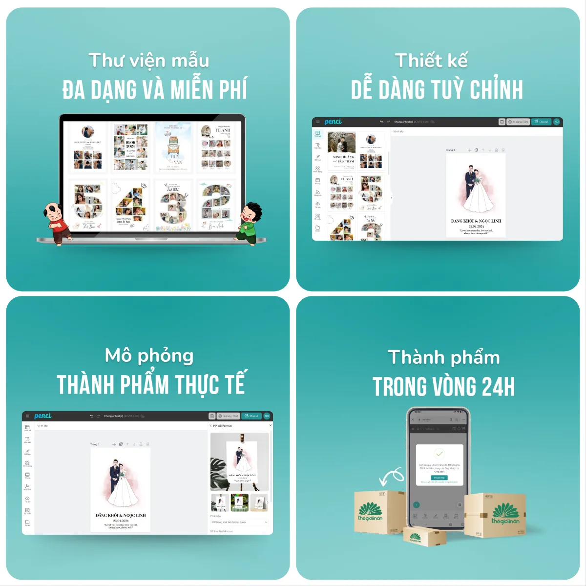Tự thiết kế qua công cụ Penci