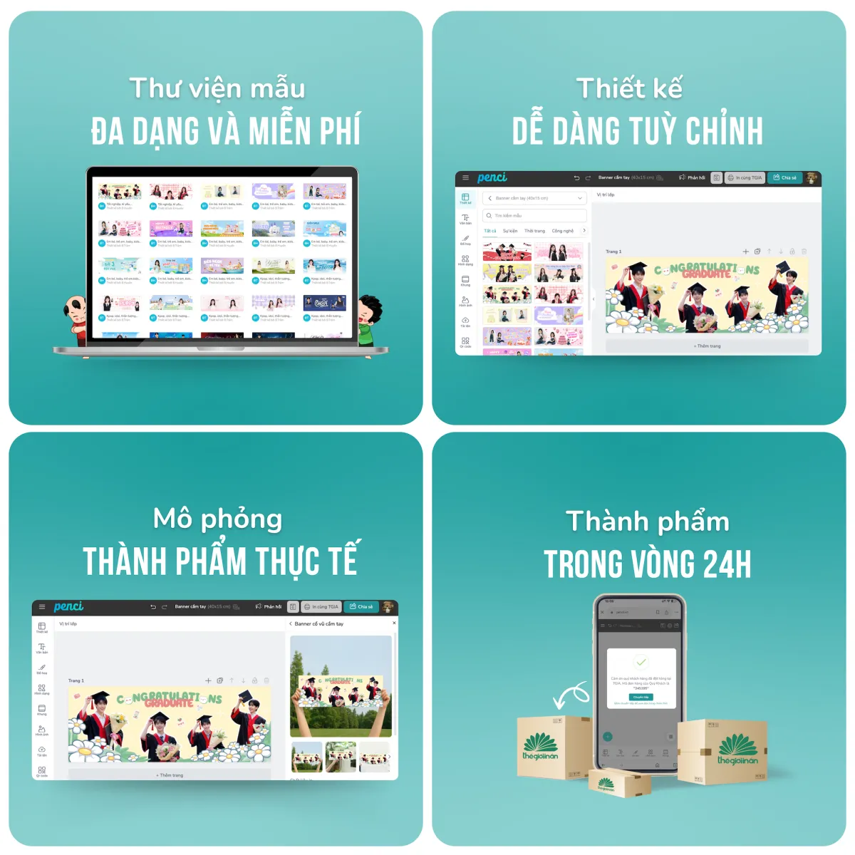 Tự thiết kế qua công cụ Penci