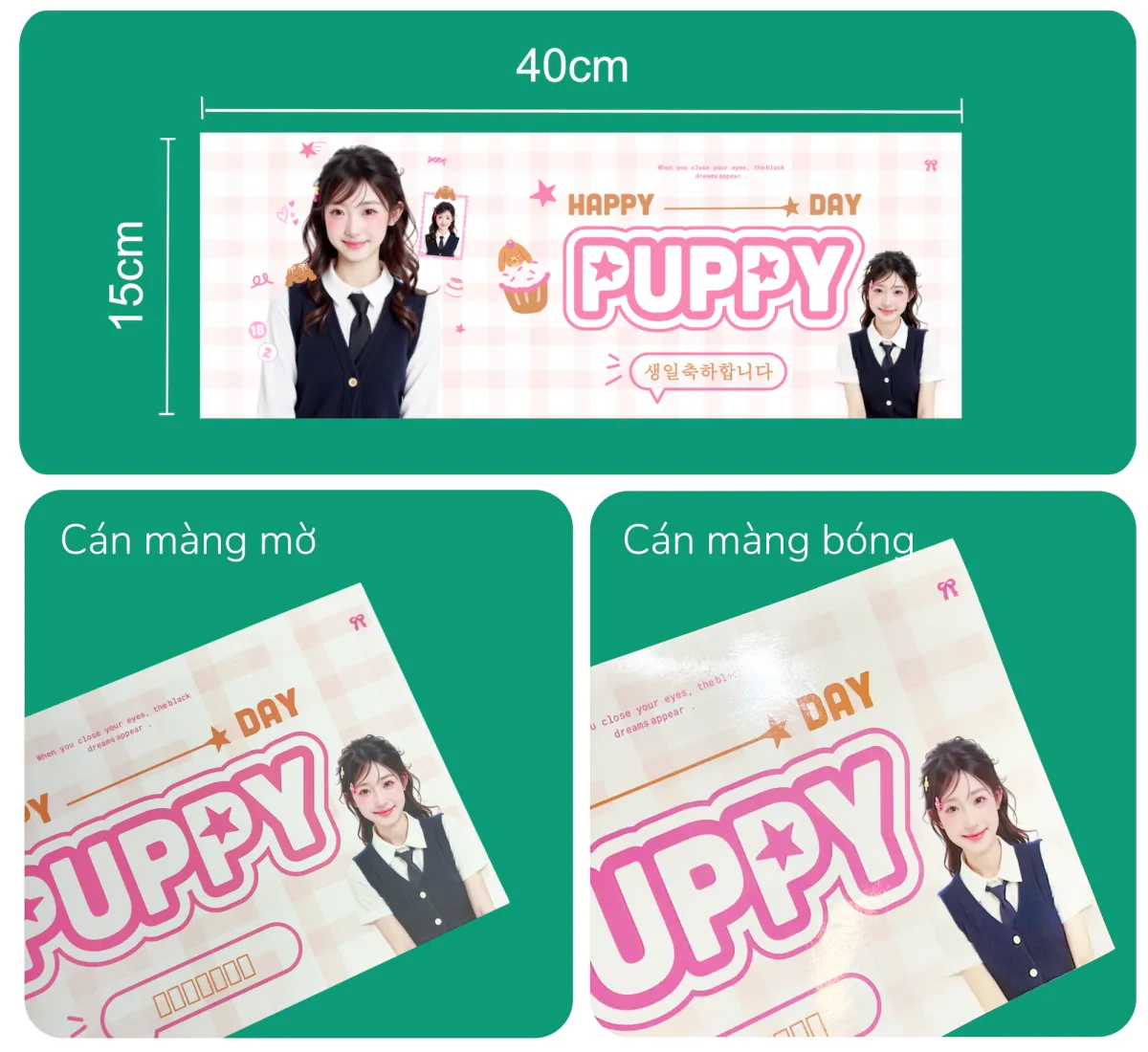Banner giấy Couche
