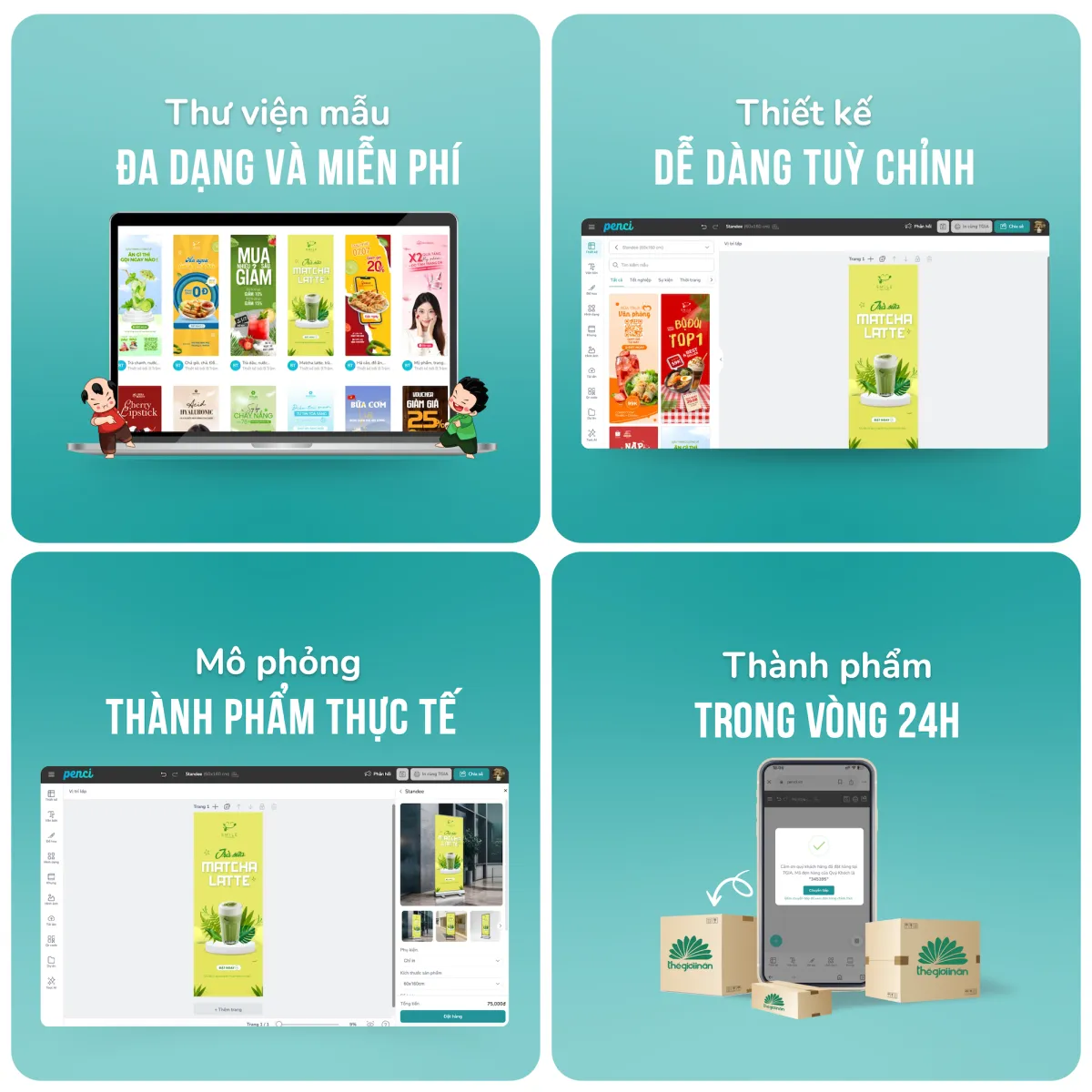 Tự thiết kế qua công cụ Penci