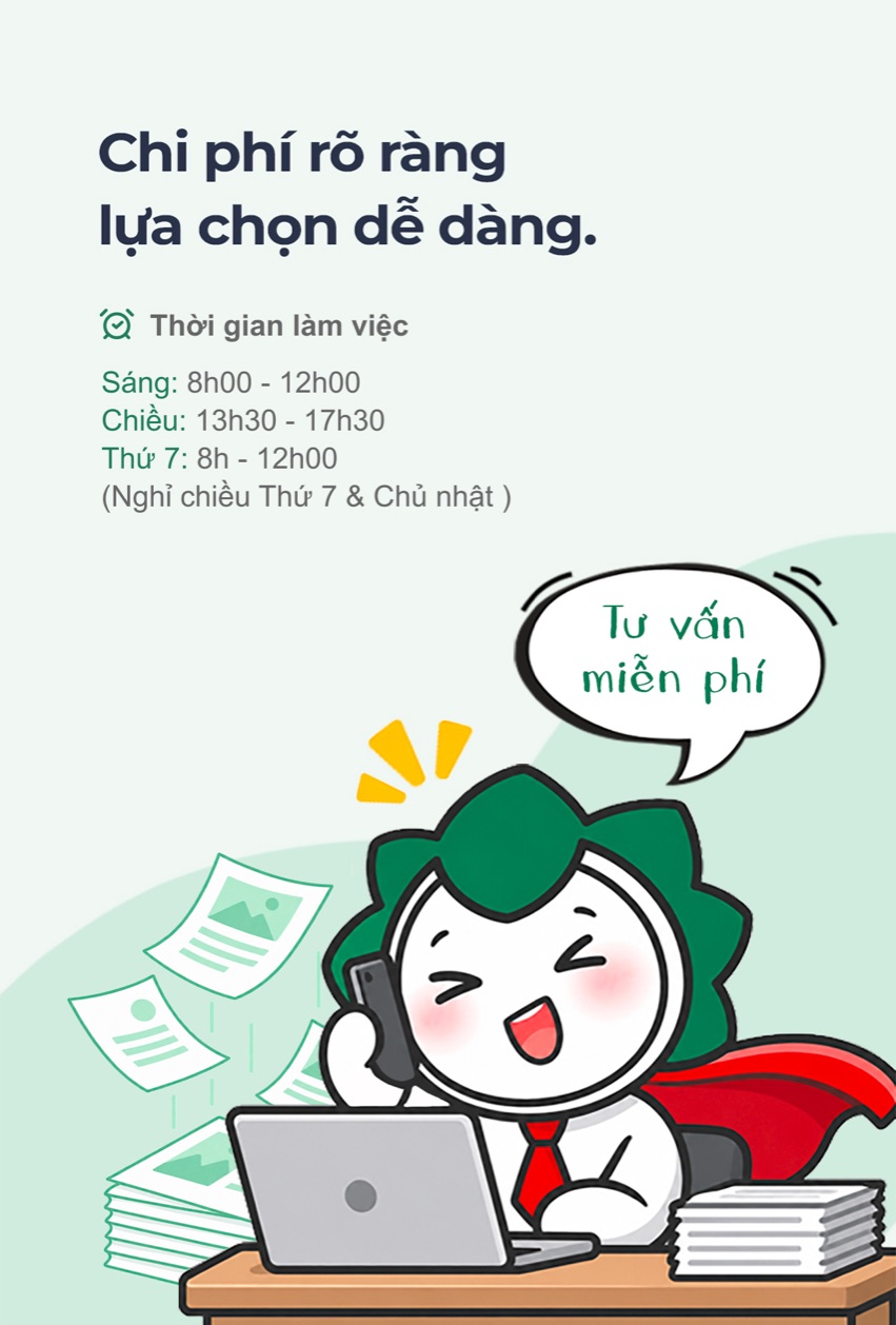 Chi phí rõ ràng, lựa chọn dễ dàng
